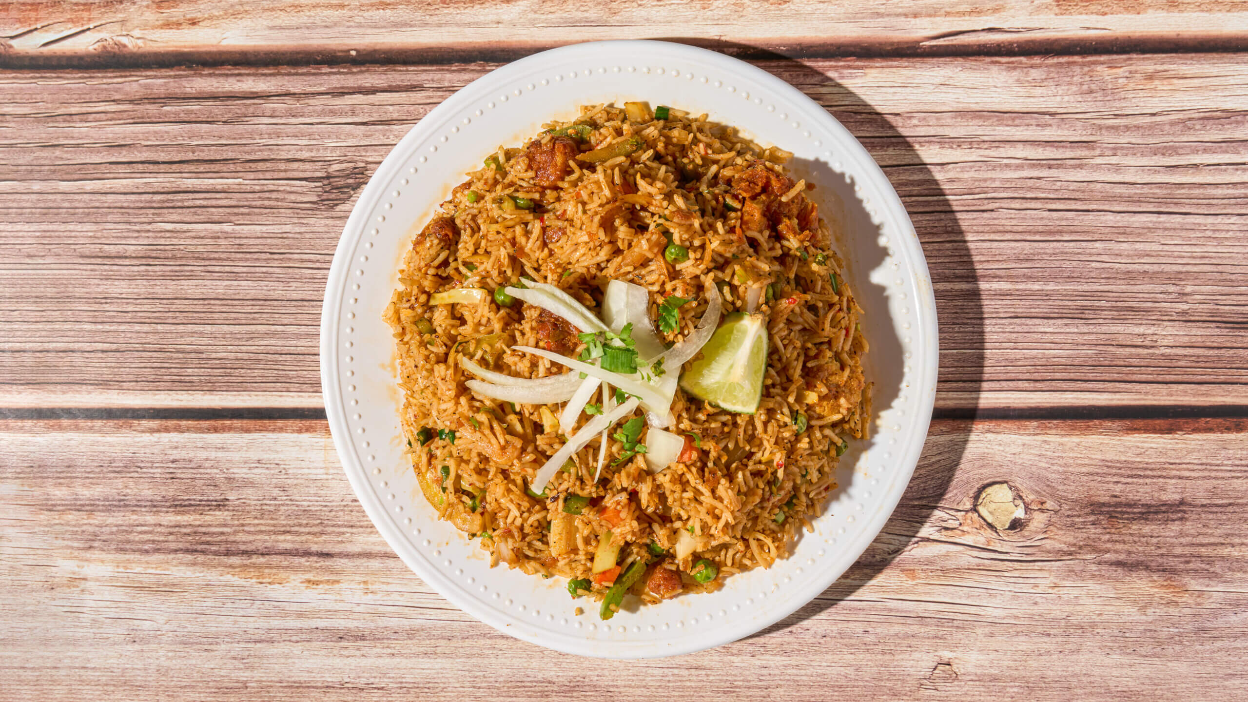Gobi Manchurian Fried Rice